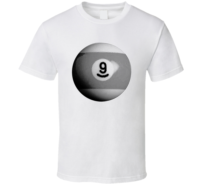 Pool Billiards Player Ball 9 Ripple Cool Gift T Shirt