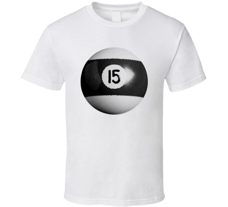 Pool Billiards Player Ball 15 Ripple Cool Gift T Shirt