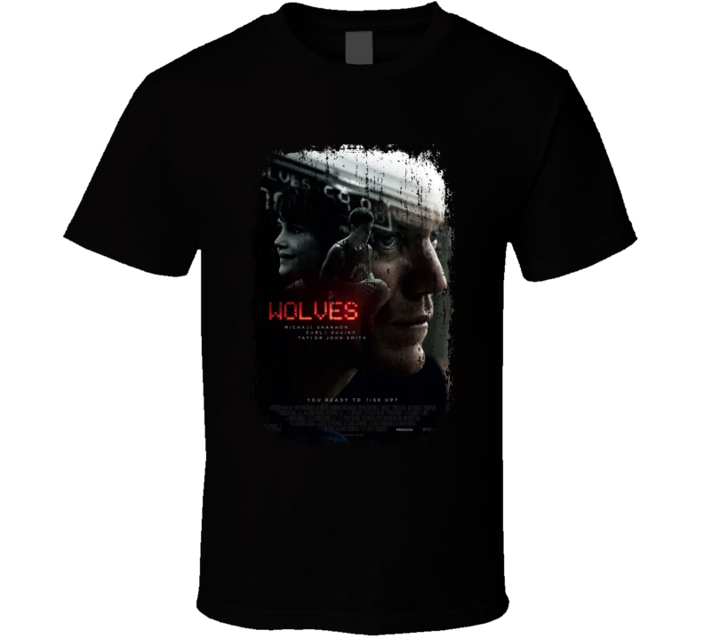 Wolves Movie Poster Cool Worn Look T Shirt Wolves Movie Poster Cool Worn Look T Shirt