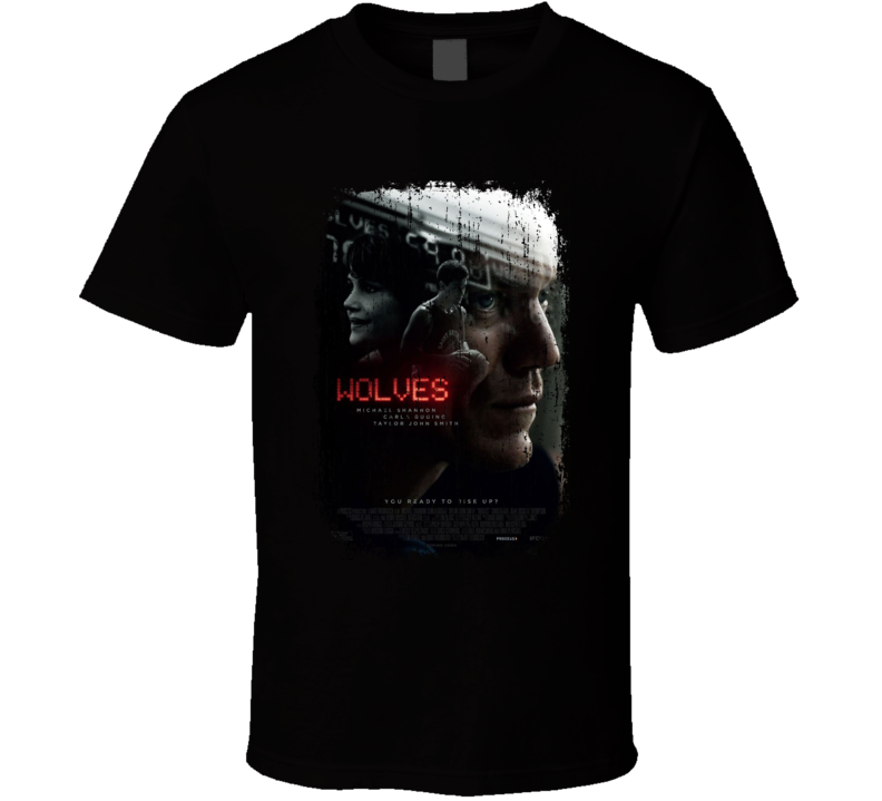 Wolves Movie Poster Cool Worn Look T Shirt