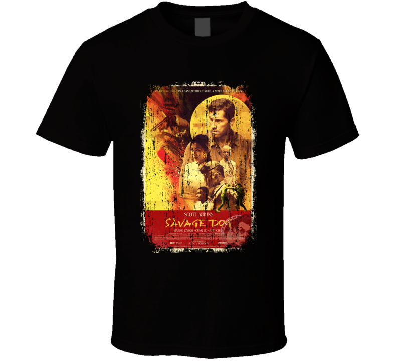 Savage Dog Movie Poster Cool Worn Look T Shirt