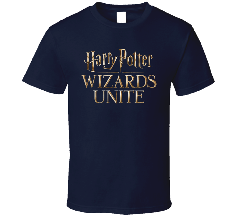 Harry Potter Wizards Unite Video Mobile Gaming Fan Gift T Shirt