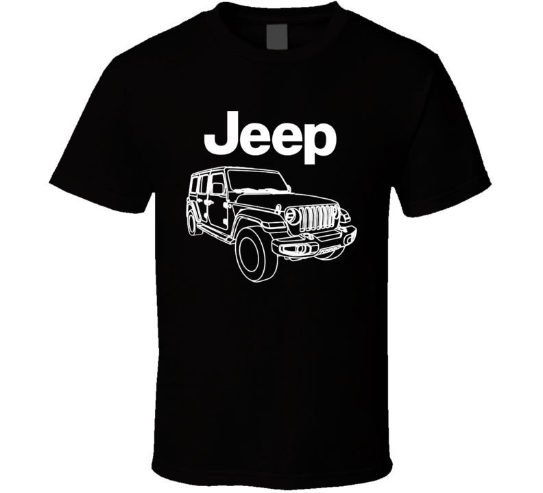 2018 Jeep Wrangler Cool Off Road Car Guy Fan Gift T Shirt