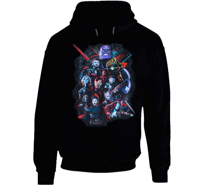  Infinity War Part I Marvel Movie Universe Super Fan Hoodie