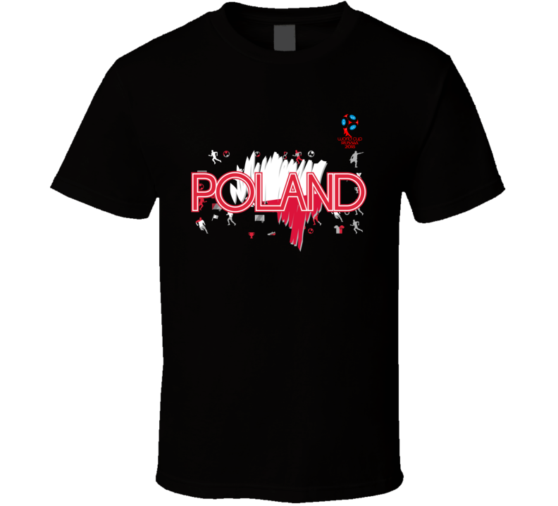 Poland 2018 Fifa World Cup Super Cool Football Fan T Shirt Poland 2018 Fifa World Cup Super Cool Football Fan T Shirt