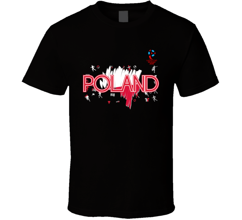 Poland 2018 Fifa World Cup Super Cool Football Fan T Shirt