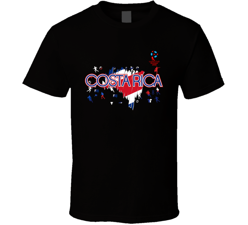 Costa Rica 2018 Fifa World Cup Super Cool Football Fan T Shirt Costa Rica 2018 Fifa World Cup Super Cool Football Fan T Shirt