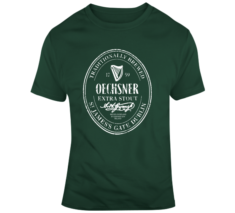 Traditionally Brewed Oechsner Extra Stout Funny Last Name Drinking T Shirt Traditionally Brewed Oechsner Extra Stout Funny Last Name Drinking T Shirt