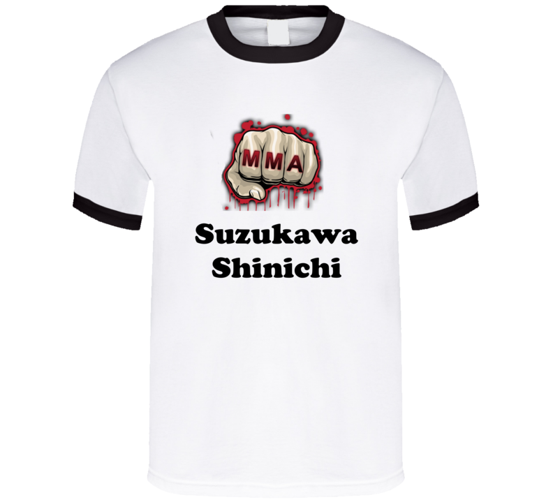 Suzukawa Shinichi Mixed Martial Arts Fighters Cool Grunge Look T shirts Suzukawa Shinichi Mixed Martial Arts Fighters Cool Grunge Look T shirts