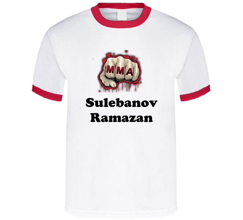 Sulebanov Ramazan Mixed Martial Arts Fighters Cool Grunge Look T shirts