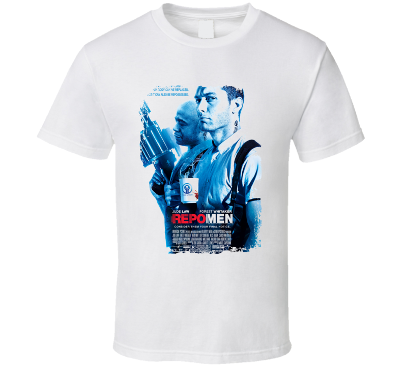 Repo Man Comedy Film Poster Aged Look T Shirt