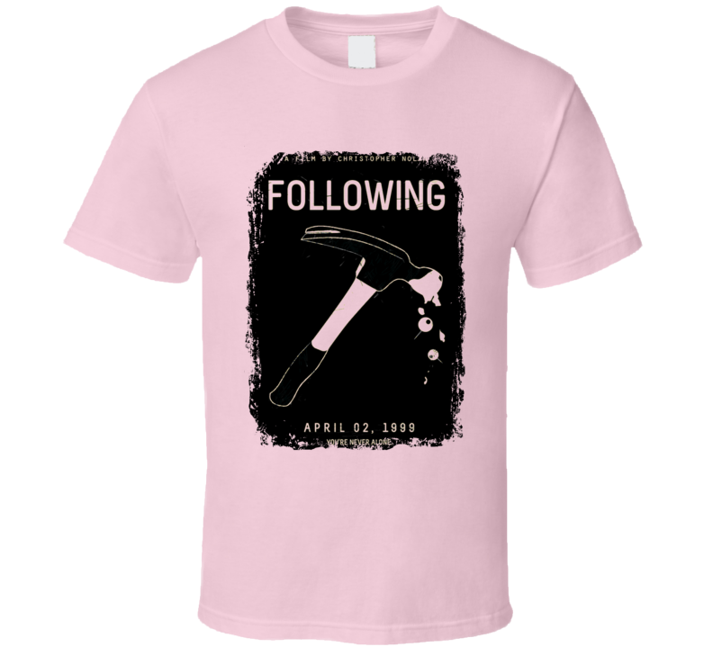 Following Comedy Film Poster Aged Look T Shirt Following Comedy Film Poster Aged Look T Shirt