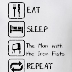 The Man With The Iron Fists Action Great Movie Poster Fan T Shirt 10503198