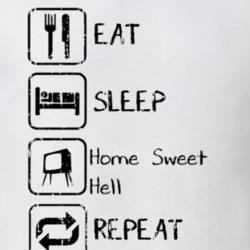 Home Sweet Hell Comedy Great Movie Poster Fan T Shirt 10508388