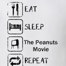 The Peanuts Great Movie Animation Great Movie Poster Fan T Shirt 10512185