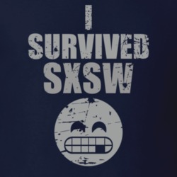 I Survived Austin SXSW Cool Texas Funny Party Worn Look T Shirt 18957075