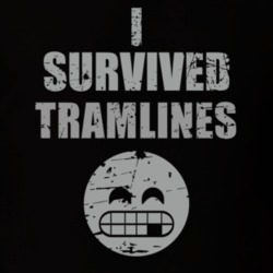 I Survived Tramlines Cool Funny Worn Look Party T Shirt 18957095