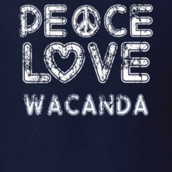 Peace Love Wacanda Cool Boat Lover Fun Worn Look Summer T Shirt 18958607