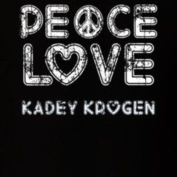 Peace Love Kadey Krogen Cool Boat Lover Fun Worn Look Summer T Shirt 18958617