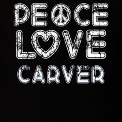 Peace Love Carver Cool Boat Lover Fun Worn Look Summer T Shirt 18959033