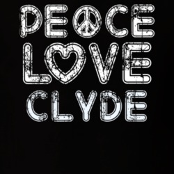 Peace Love Clyde Cool Boat Lover Fun Worn Look Summer T Shirt 18959176