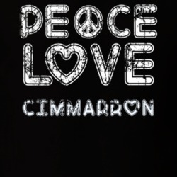 Peace Love Cimmarron Cool Boat Lover Fun Worn Look Summer T Shirt 18959355