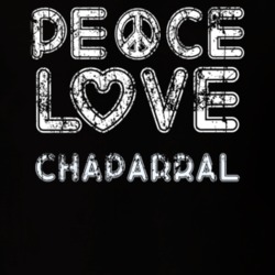 Peace Love Chaparral Cool Boat Lover Fun Worn Look Summer T Shirt 18959461