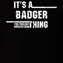 Badger Thing You Wouldn't Understand Animal Lover Worn Look T Shirt 21017793