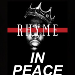 Rhyme In Peace The Notorious B.I.G. Fan Hip Hop Memorial Tribute T Shirt 22083430