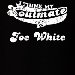 My Soulmate Is Joe White English Ice Hockey Fan Worn Look T Shirt 25088315