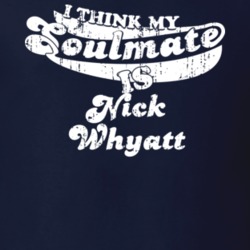 My Soulmate Is Nick Whyatt English Ice Hockey Fan Worn Look T Shirt 25088316