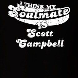Soulmate Is Scott Campbell Scottish Ice Hockey Fan Worn Look T Shirt 25088323