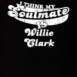 My Soulmate Is Willie Clark Scottish Ice Hockey Fan Worn Look T Shirt 25088327