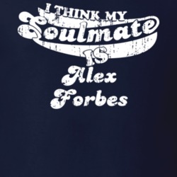 My Soulmate Is Alex Forbes Scottish Ice Hockey Fan Worn Look T Shirt 25088332