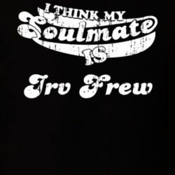 My Soulmate Is Irv Frew Scottish Ice Hockey Fan Worn Look T Shirt 25088335