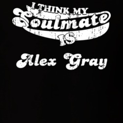 My Soulmate Is Alex Gray Scottish Ice Hockey Fan Worn Look T Shirt 25088338