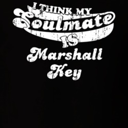 My Soulmate Is Marshall Key Scottish Ice Hockey Fan Worn Look T Shirt 25088342