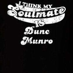 My Soulmate Is Dunc Munro Scottish Ice Hockey Fan Worn Look T Shirt 25088347