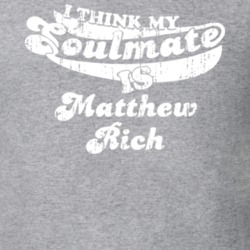 My Soulmate Is Matthew Rich Scottish Ice Hockey Fan Worn Look T Shirt 25088351