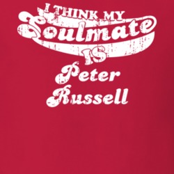 My Soulmate Is Peter Russell Scottish Ice Hockey Fan Worn Look T Shirt 25088353
