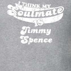 My Soulmate Is Jimmy Spence Scottish Ice Hockey Fan Worn Look T Shirt 25088356