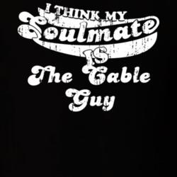 I Think My Soulmate Is The Cable Guy Best Movie Worn Look T Shirt 25171480