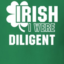 I Wish Irish I Were Diligent Funny St. Patrick's Day Clover T Shirt 27454812