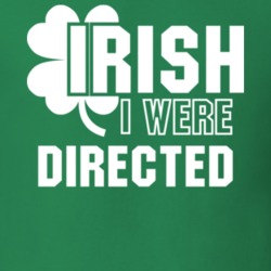 I Wish Irish I Were Directed Funny St. Patrick's Day Clover T Shirt 27454825