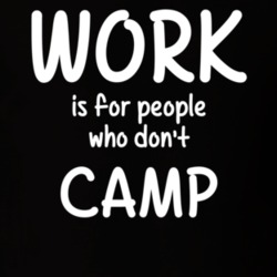 Work Is For People Who Don't Camp Camping Fan Hobby T Shirt 27637556