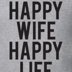 Happy Wife Happy Life Husband Wife Wedding Gift Essential T Shirt 30853294