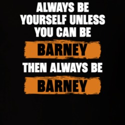 Be Yourself Unless You Can Be Barney Funny Space Force Tv Show Essentials T Shirt 36543521