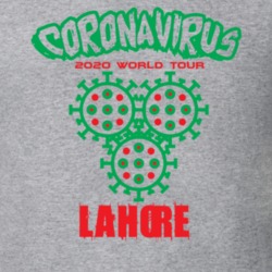 Coronavirus 2020 World Tour Lahore T Shirt 37865905