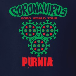Coronavirus 2020 World Tour Purnia T Shirt 37865922