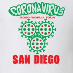 Coronavirus 2020 World Tour San Diego T Shirt 37865927